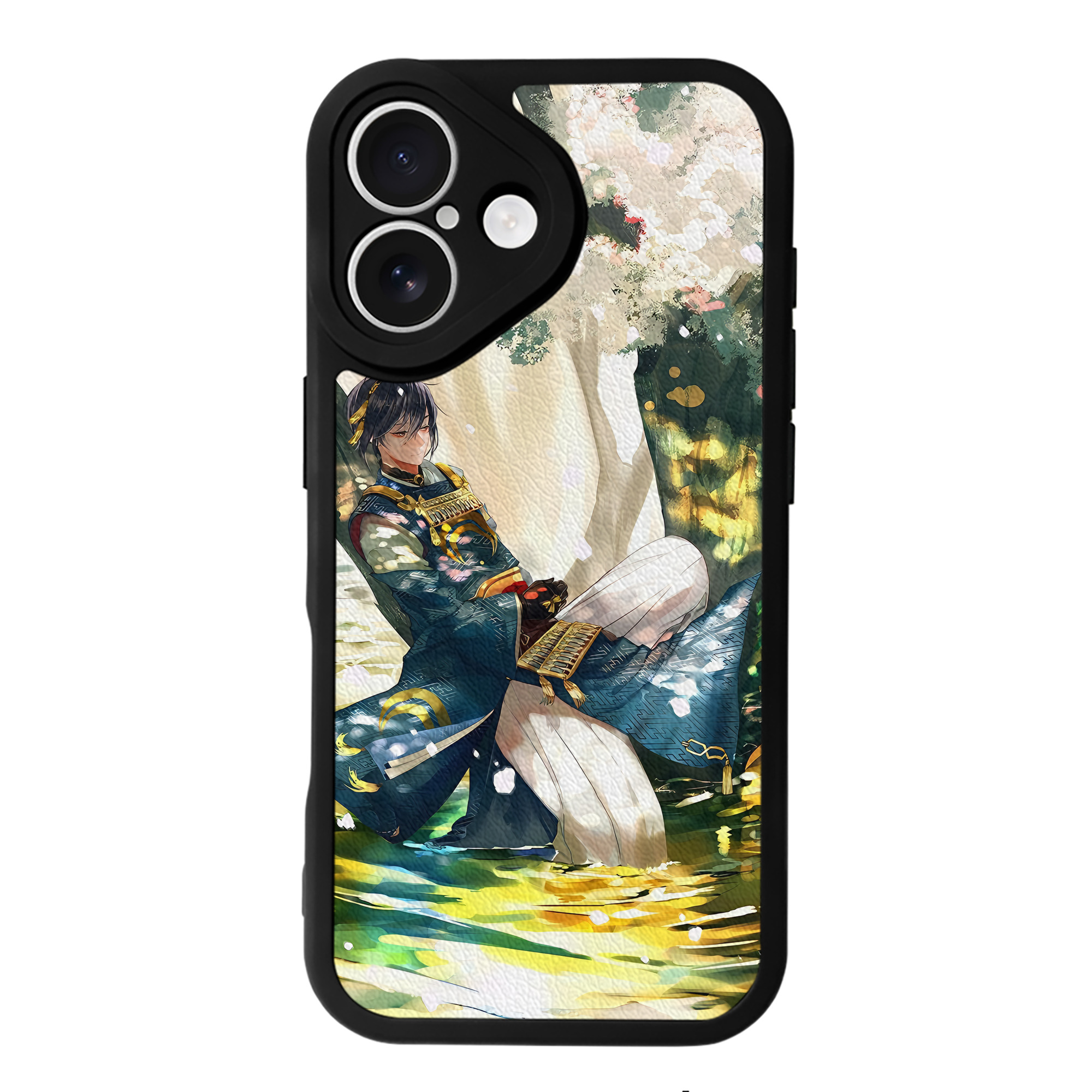 （画像用） 刀剣乱舞 Touken Ranbu 【iPhone 16シリーズ対応】シリコンスマホケース（レザー調） 材質：シリコン